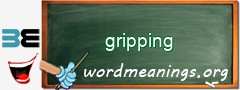 WordMeaning blackboard for gripping